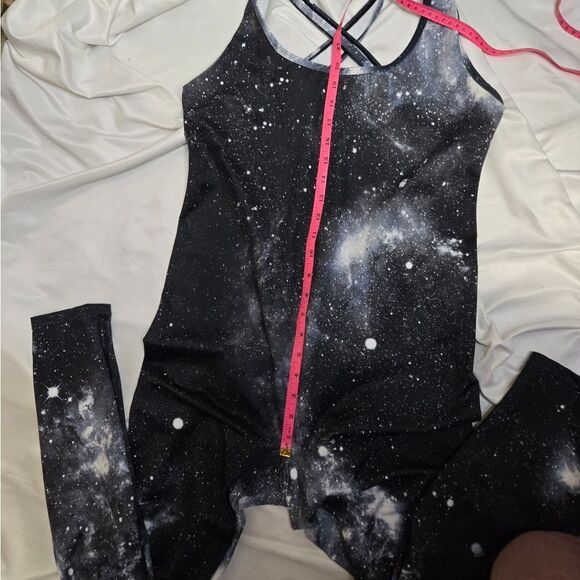 BLACKMILK galaxy space mono heroine crossback jumpsuit RARE XL - Picture 9 of 10